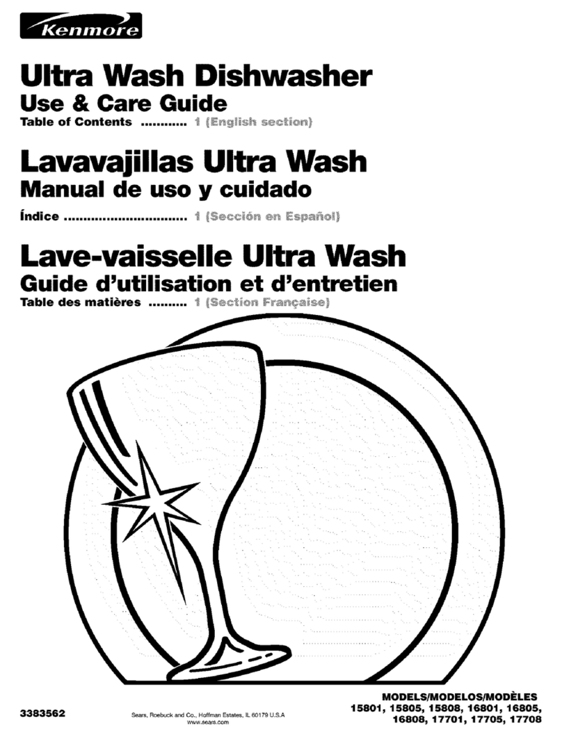 Kenmore 66516805890 Use & care guide