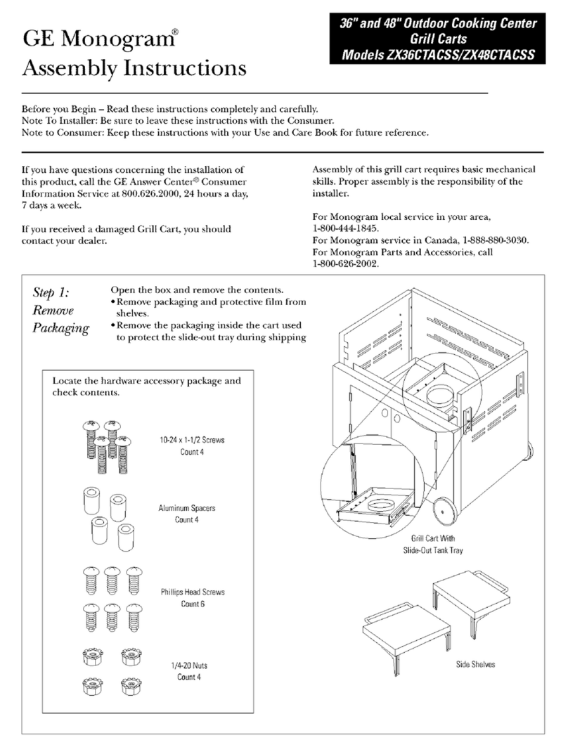 Monogram 49-80008, ZX48CTACSS, ZX36CTACSS User manual