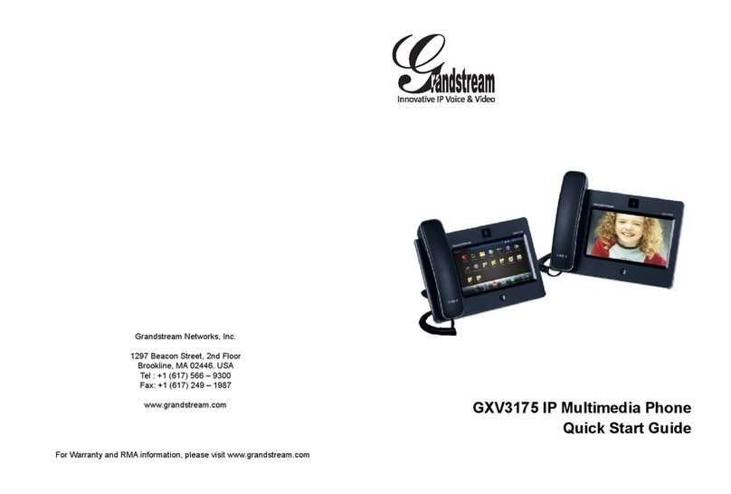 Grandstream Networks GXV3175 Operator's manual Grandstream Networks GXV3175 Operator's manual