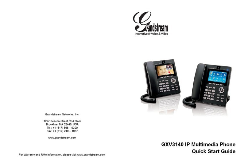 Grandstream Networks GXV-3140 User manual