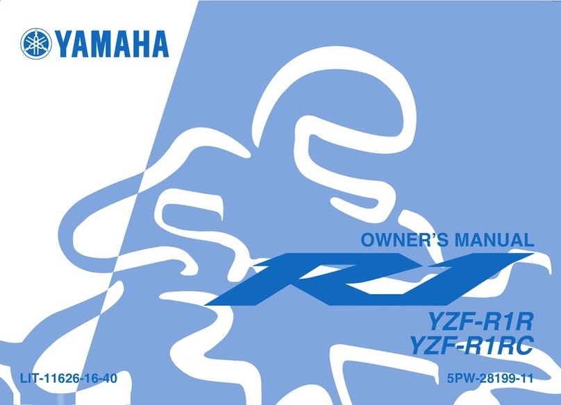 Yamaha YZF-R1R User manual
