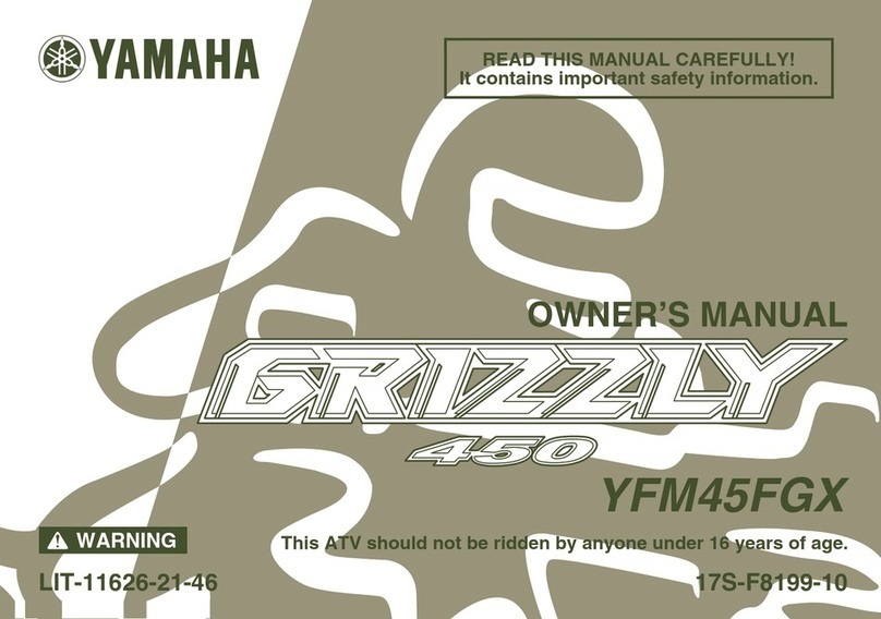 Yamaha YFM45FGX owner's manual