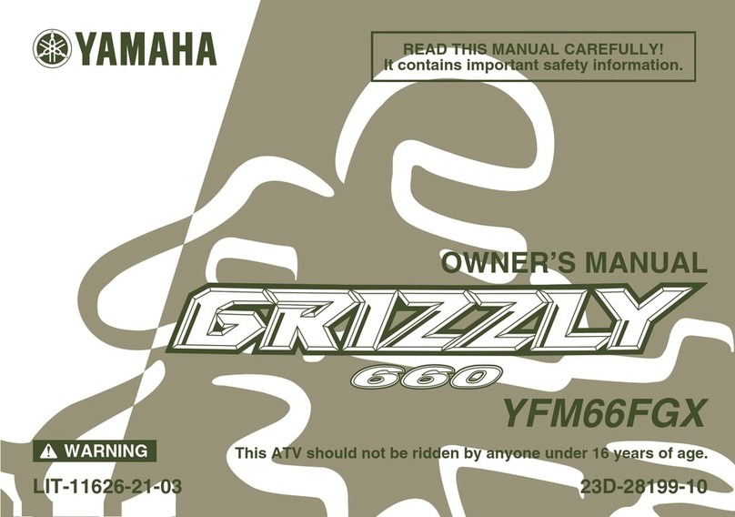 Yamaha YFM66FGX owner's manual
