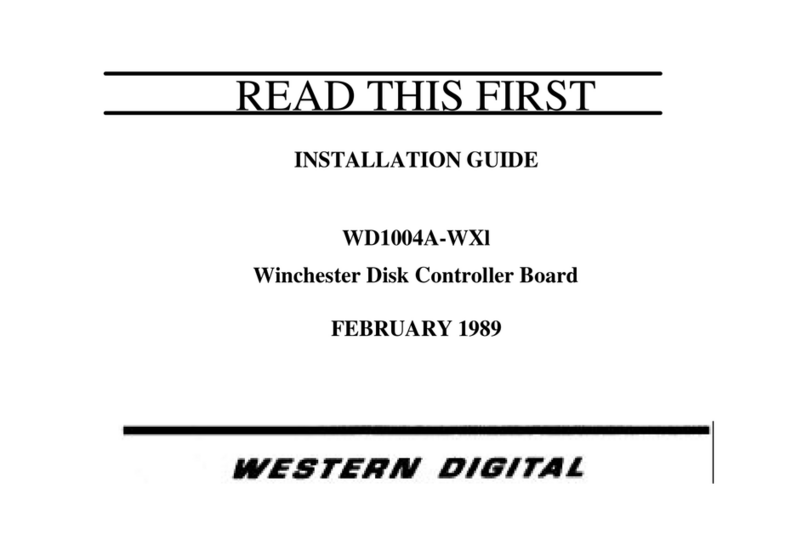 Western Digital WD1004A-WXI installation guide