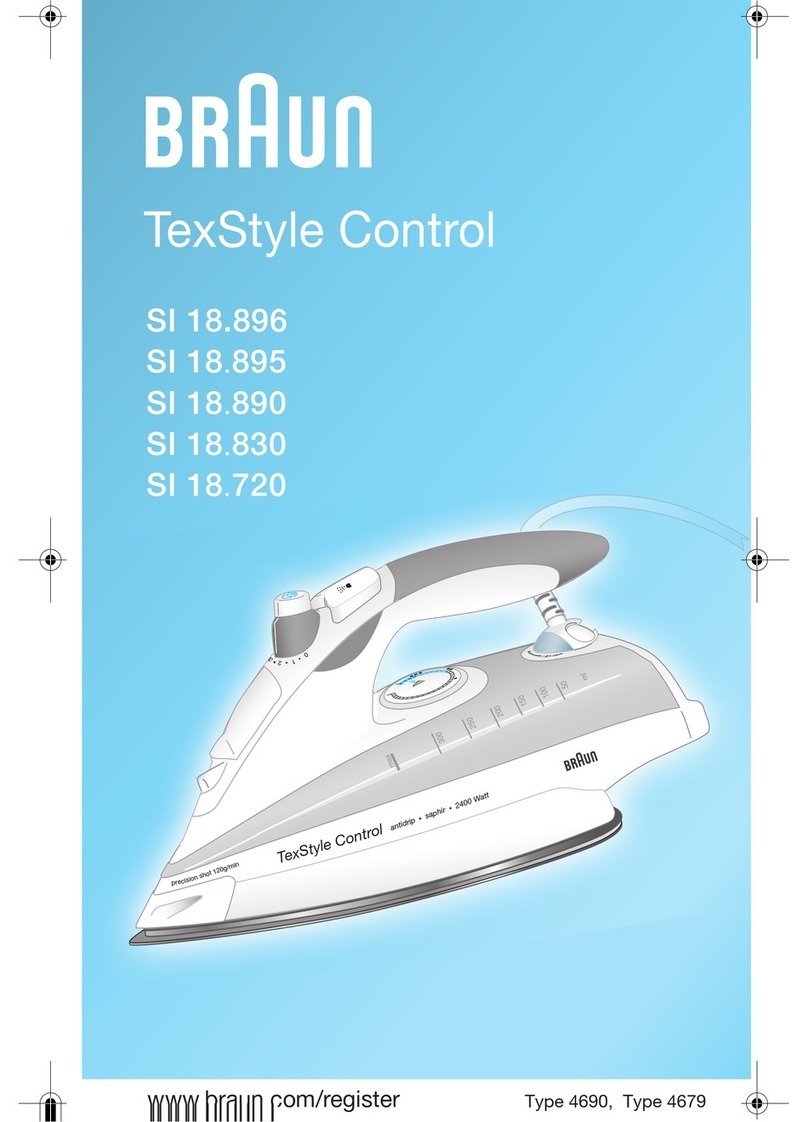 Braun TexStyle Control SI 18.720 User manual