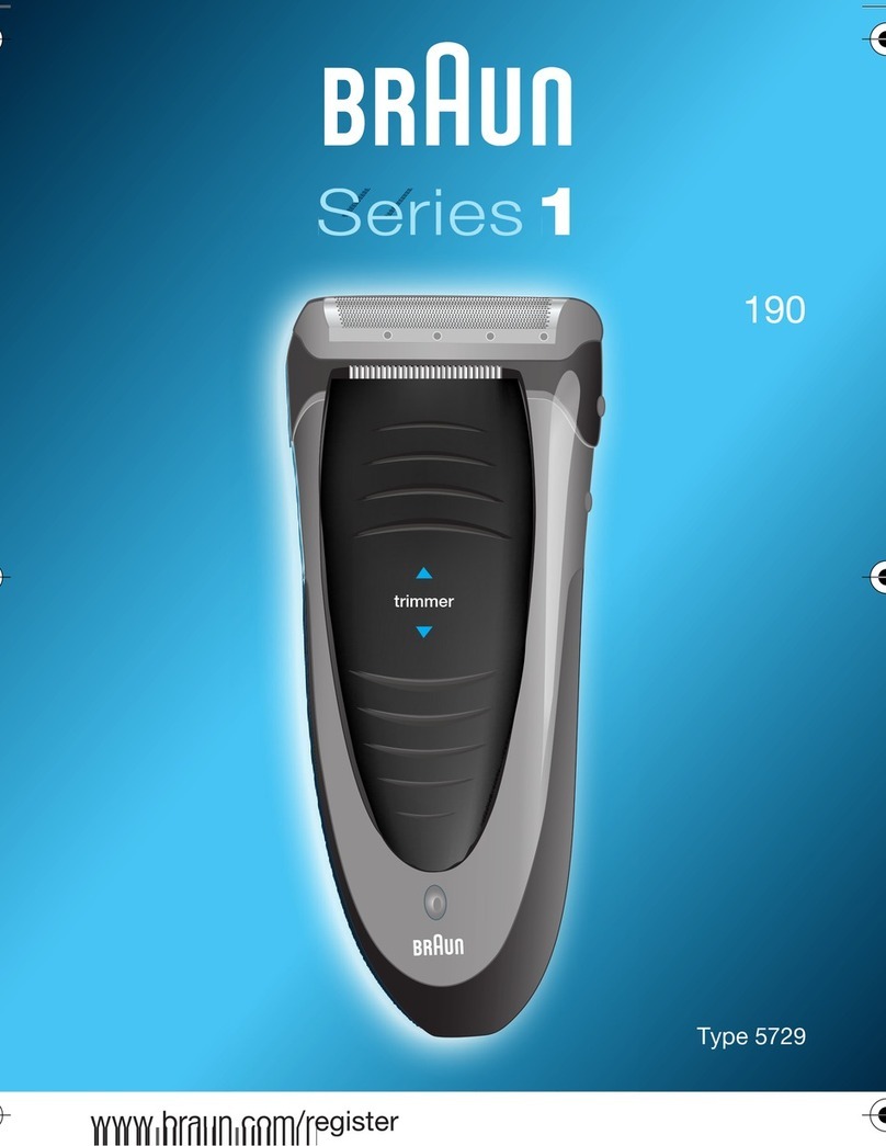 Braun Series 1 User manual