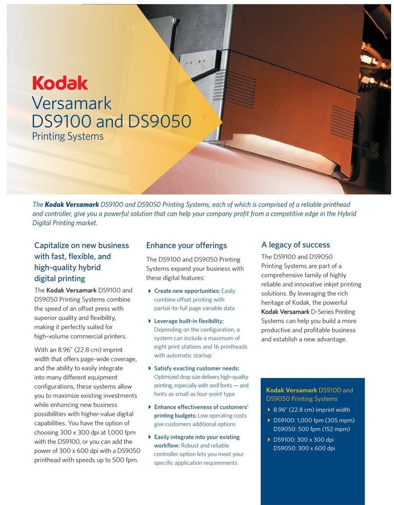 Kodak Versamark DS9100 Guide