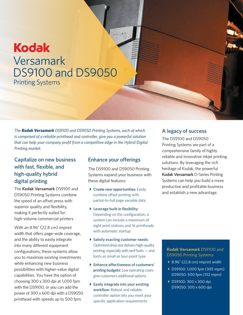 Kodak Versamark DS9100 Guide