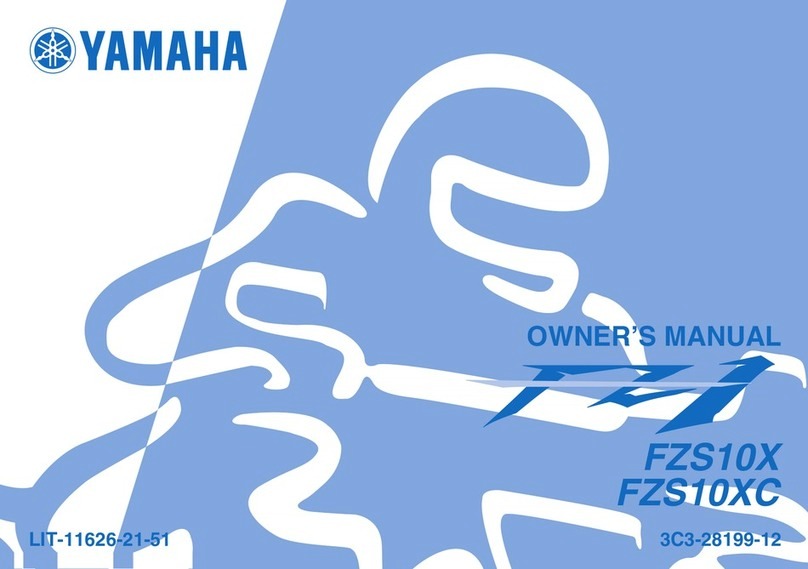 Yamaha FZS10X User manual