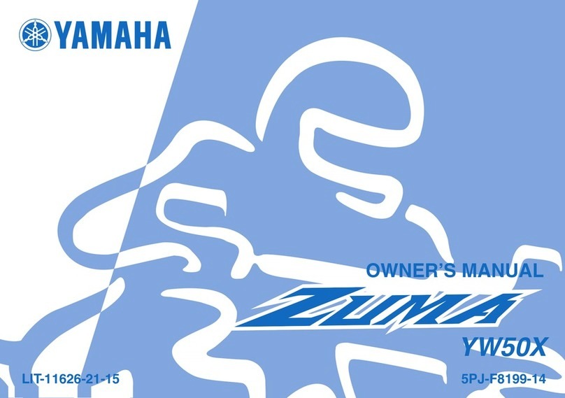 Yamaha Zuma YW50X owner's manual