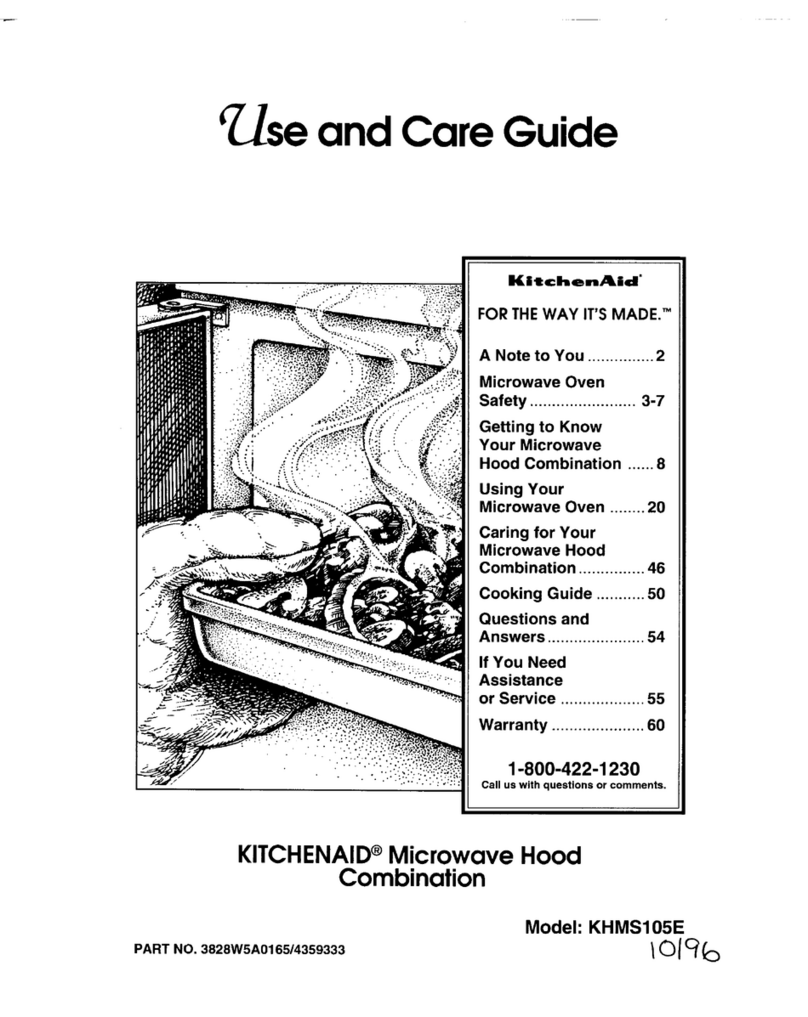 KitchenAid KHMS105E User manual