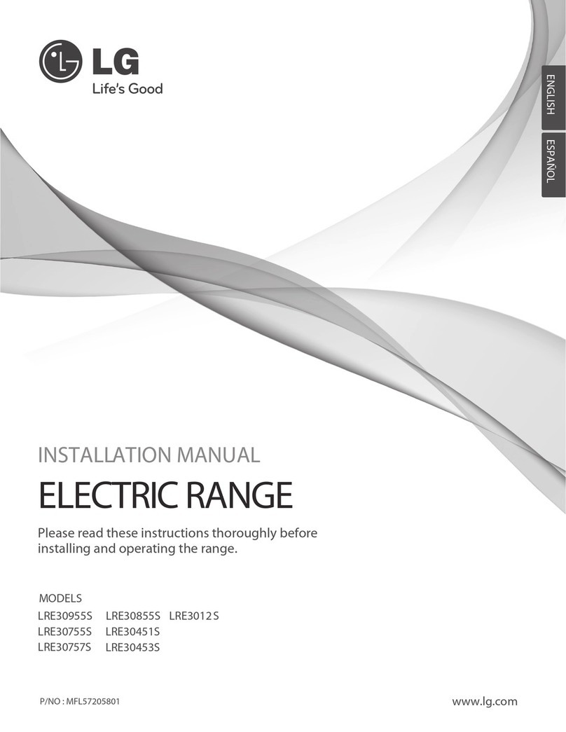 LG LRE30955S User manual