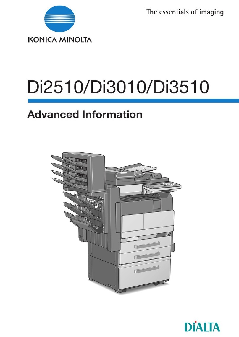Konica Minolta DI2510 Setup guide