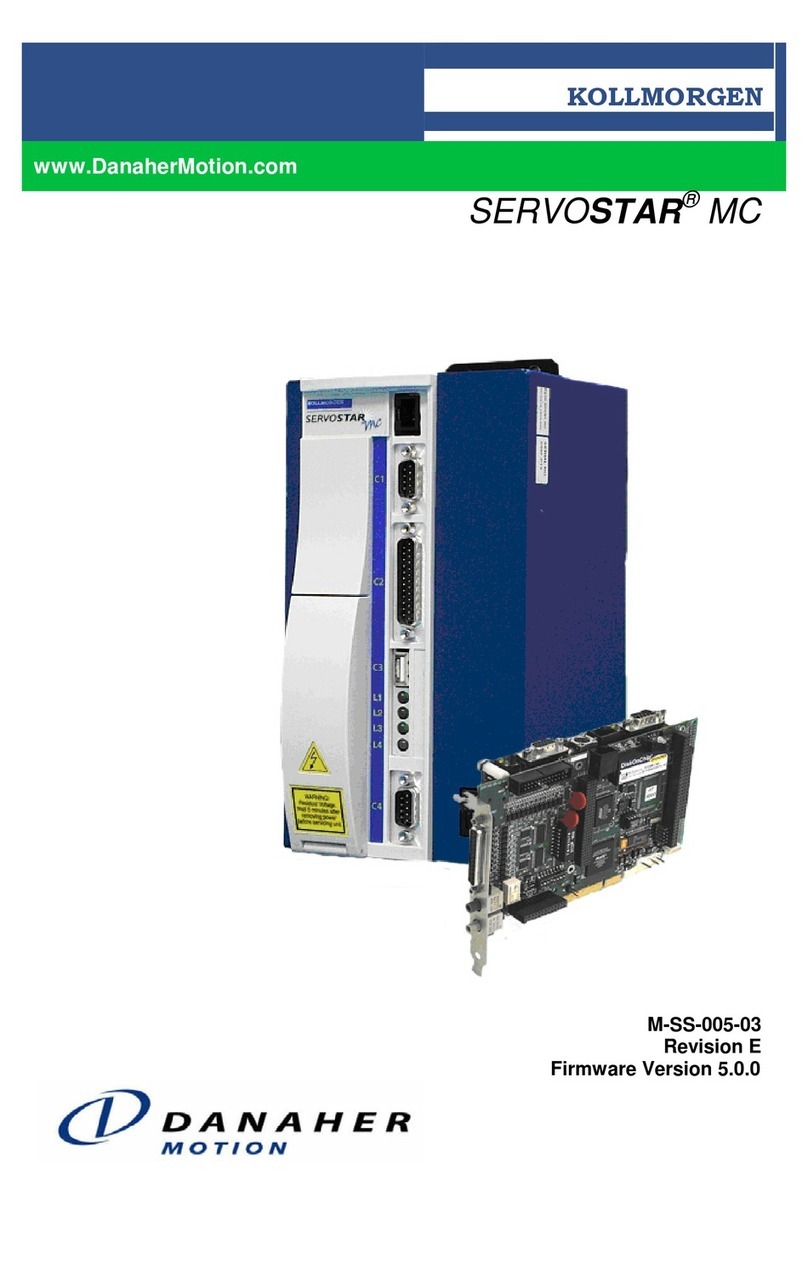Kollmorgen Servostar M-SS-005-03 user manual