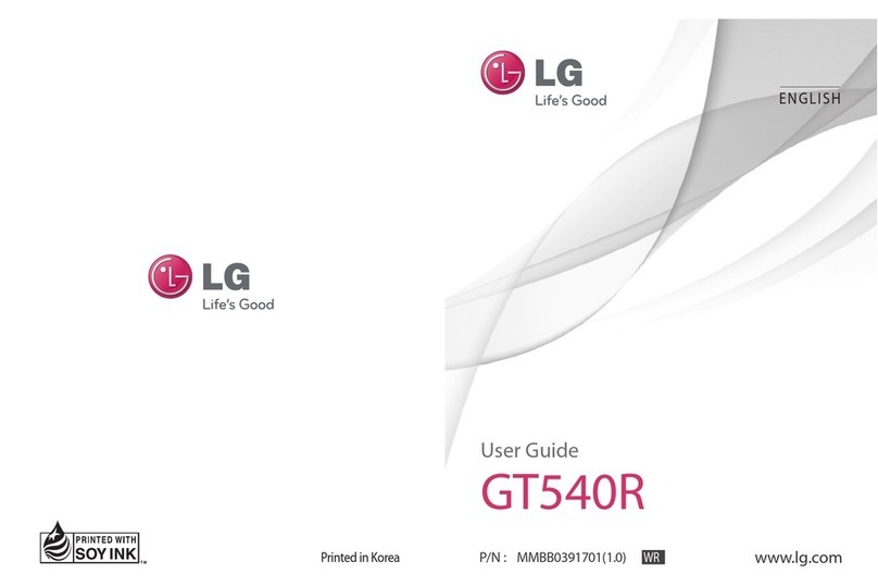 LG GT540R user guide