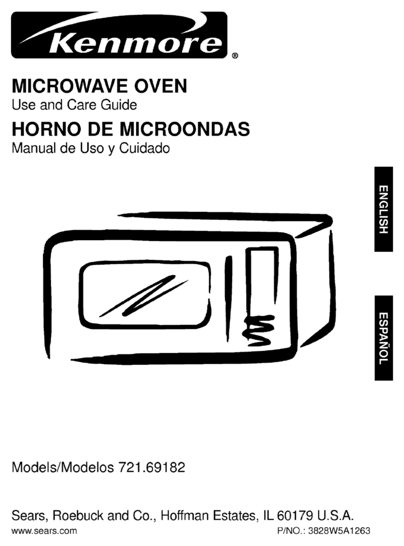 Kenmore 721.69182 Use & care guide