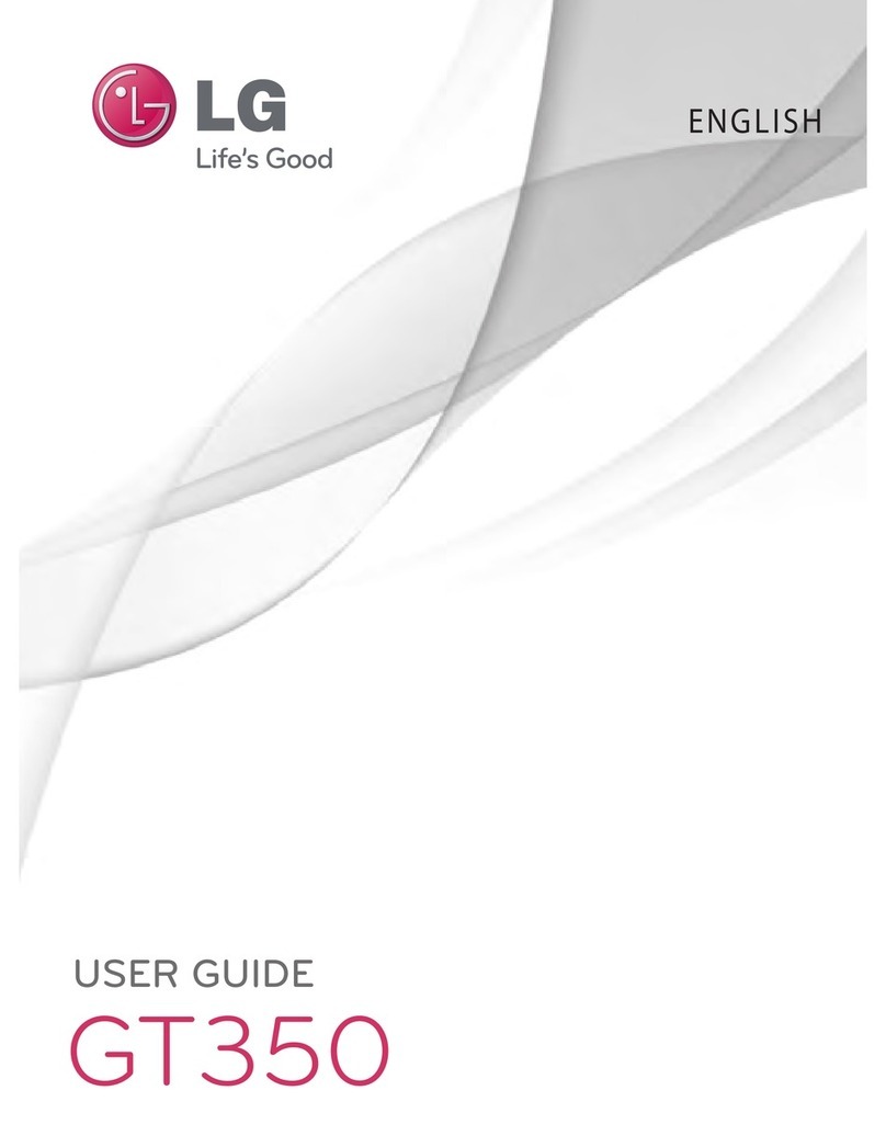 LG GT350 User manual
