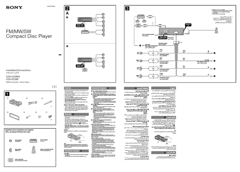 Sony CDX-GT280S Guide