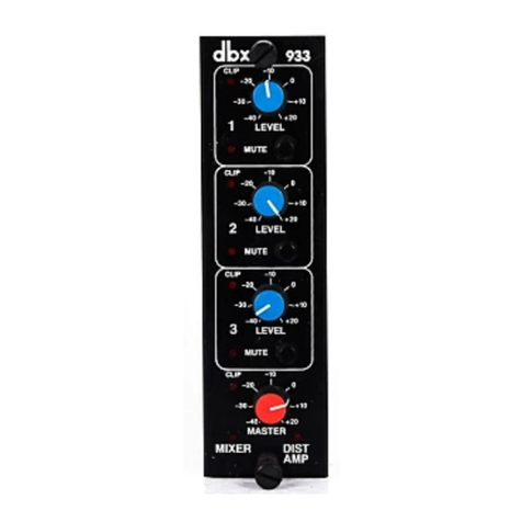 dbx 933 instruction manual