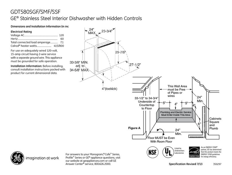GE GDT580SSFSS Manual