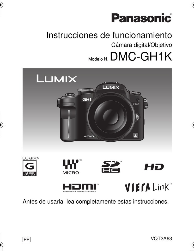 Panasonic DMC-GH1K - Lumix Digital Camera Instruction Manual Panasonic DMC-GH1K - Lumix Digital Camera Instruction Manual
