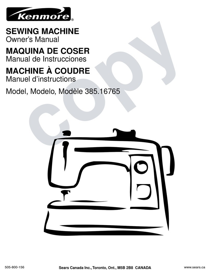 Kenmore 385.16765 owner's manual