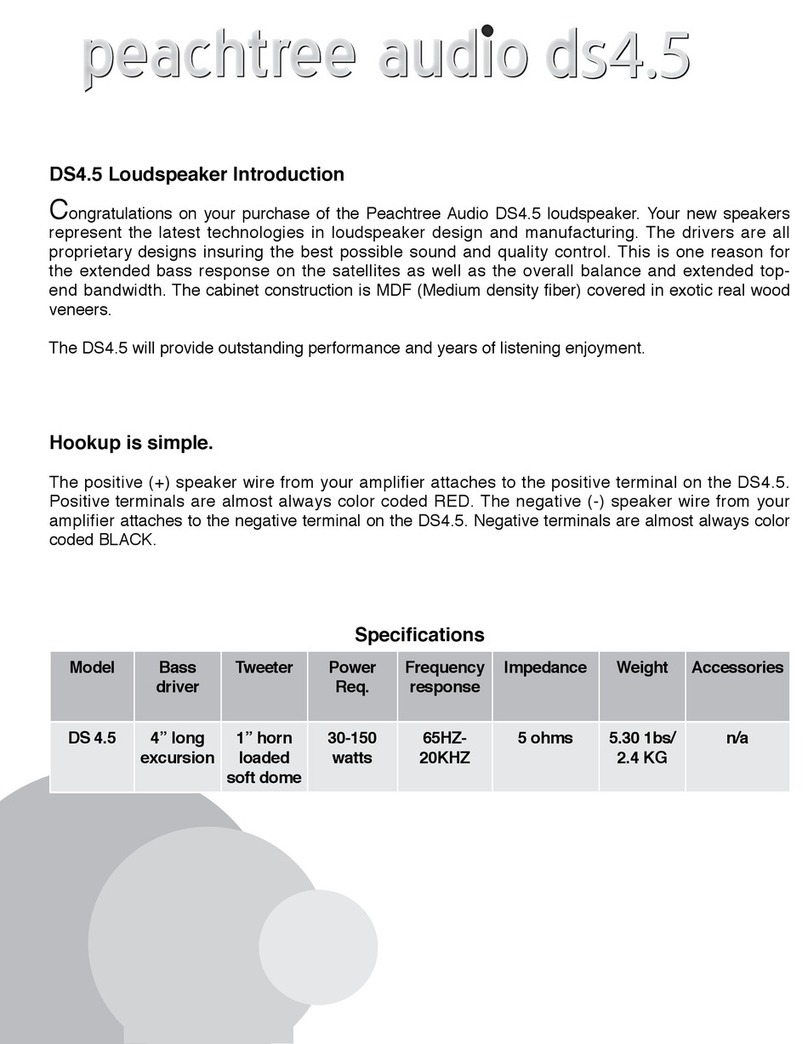 Peachtree Audio DS4.5 User manual