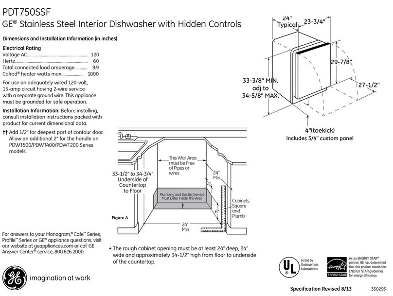 GE PDT750SSFSS Manual