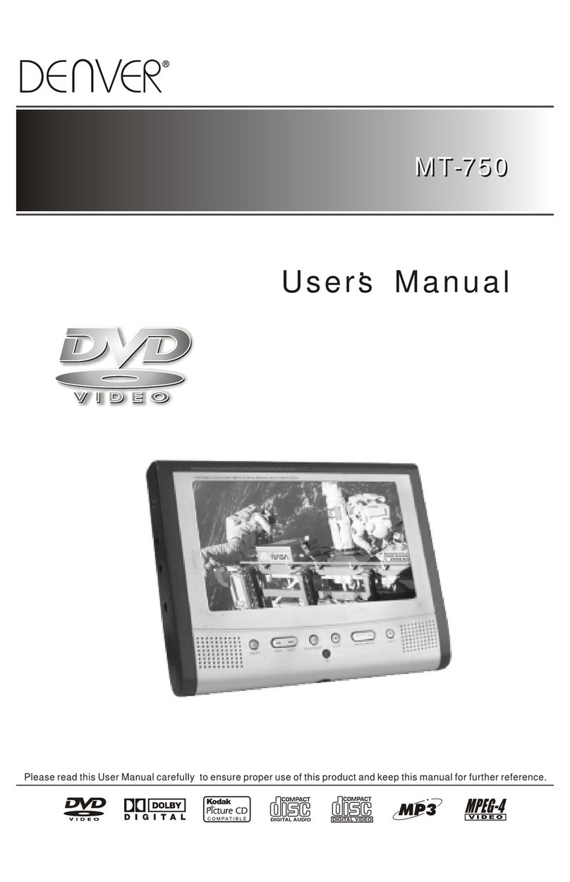 Denver MT-750 user manual