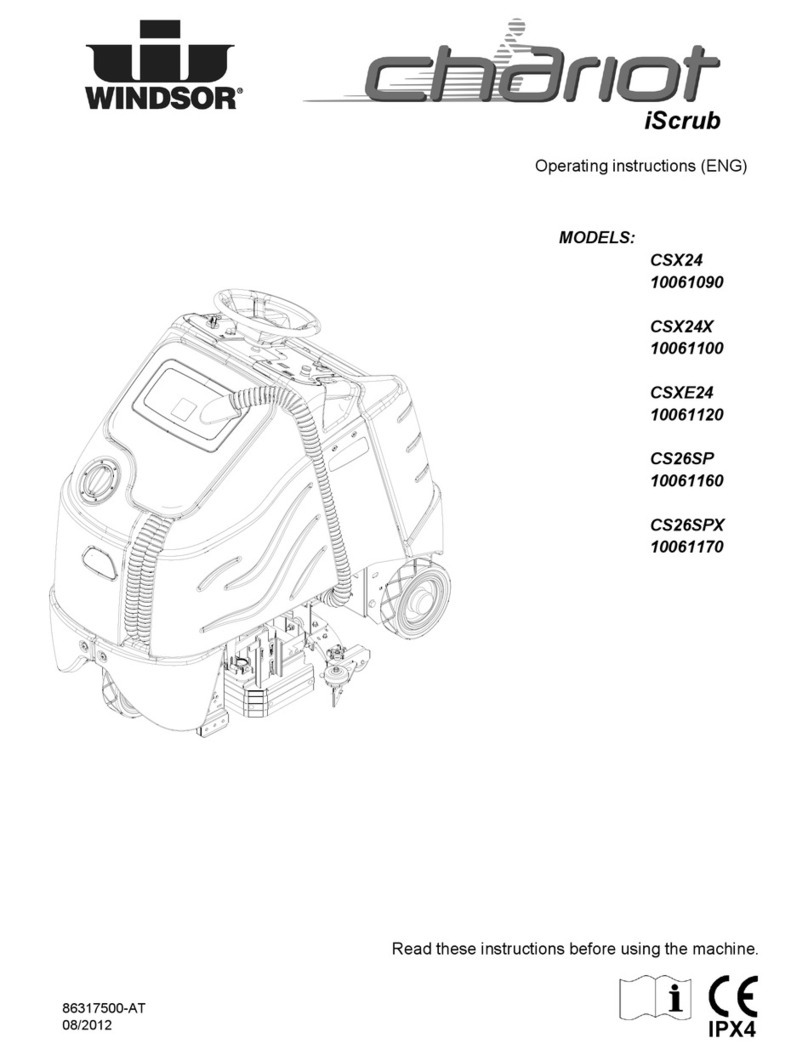 Windsor Chariot Scrubber CSX24 Specifications