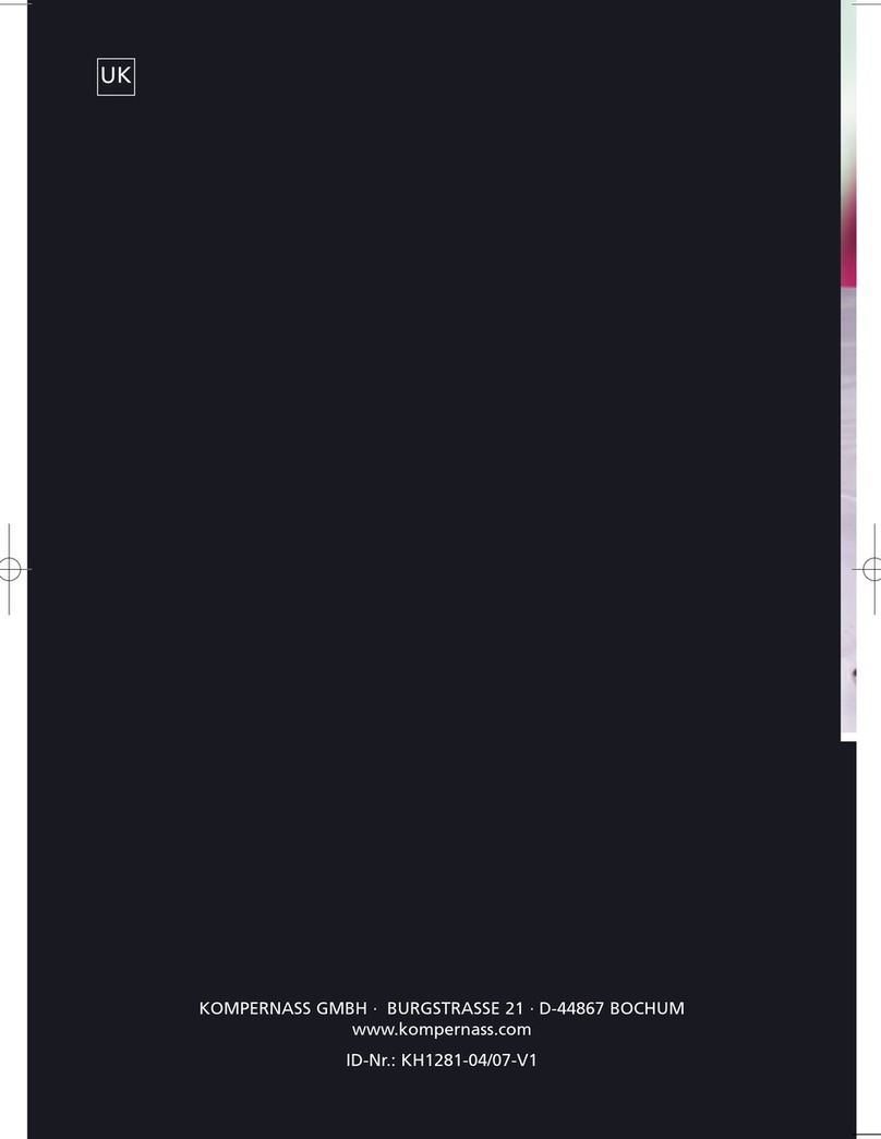 Kompernass KH 1281 operating manual