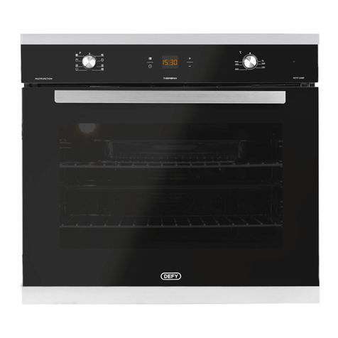 Defy GEMINI PETIT CHEF MULTIFUNCTION THERMOFAN User manual
