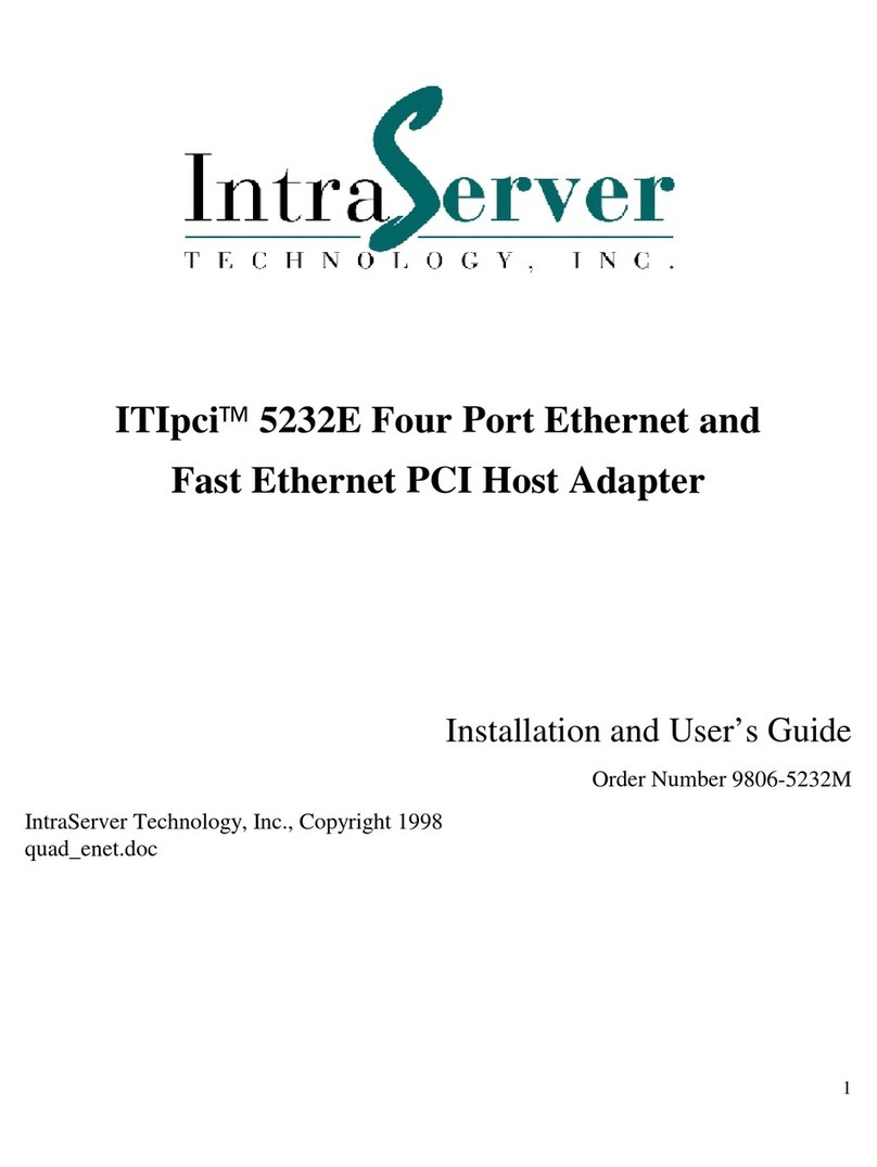 IntraServer Technology ITIpci 5232E User manual