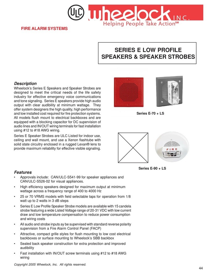 Wheelock E-7025 manual