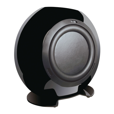 KEF HTB2 Subwoofer User manual