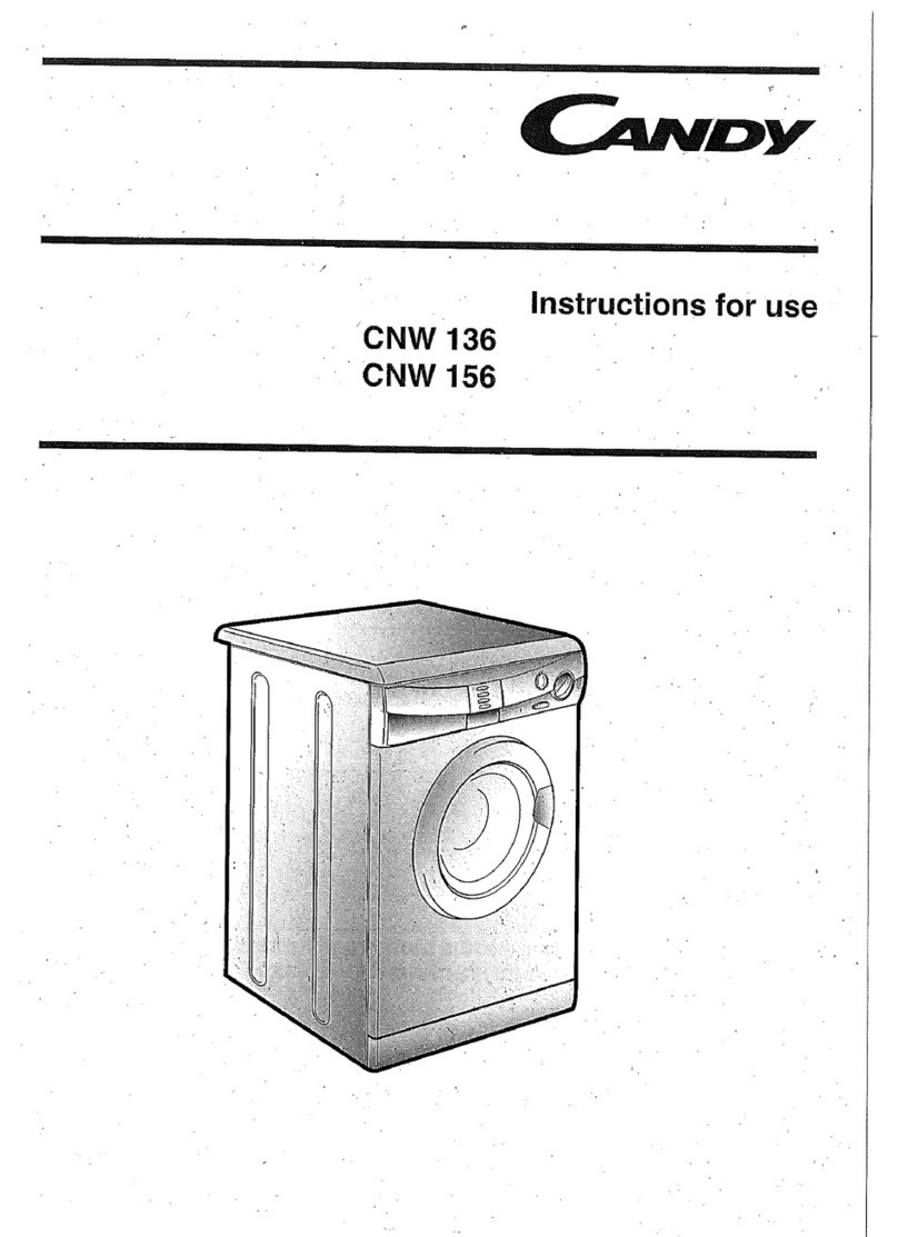 Candy CNW 156 User manual