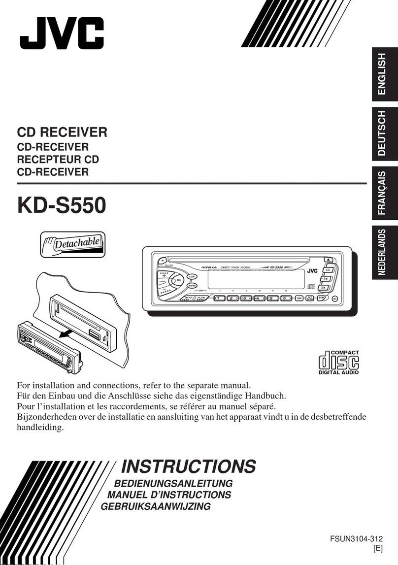 JVC KD-S550 User manual
