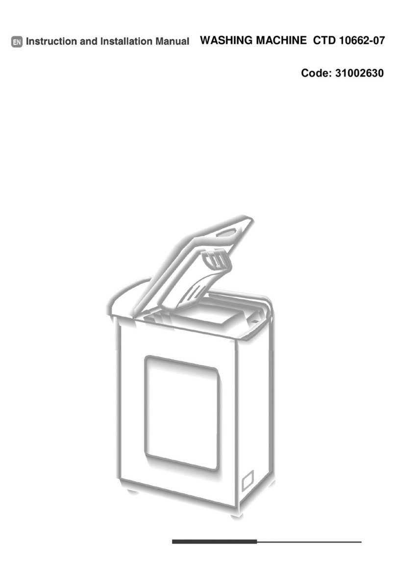 Candy CTD 10662-07 Manual