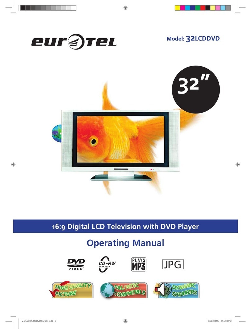 EuroTel 32LCDDVD operating manual