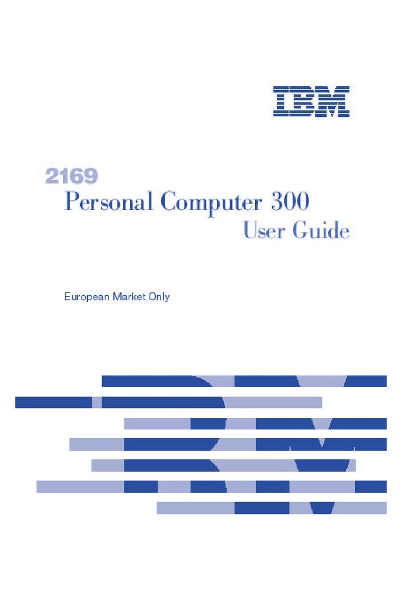 IBM PC 300 2169 User manual