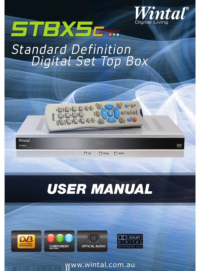 Wintal STBX5C user manual