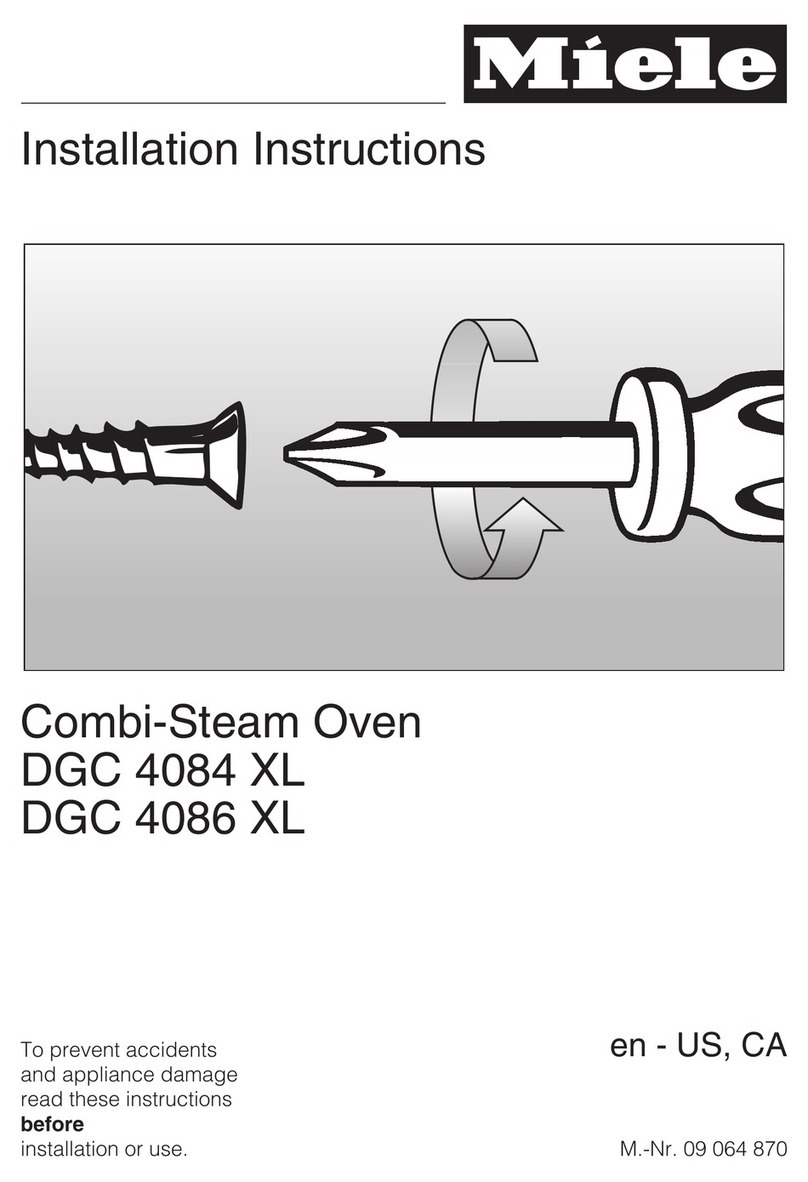 Miele DGC 4086 XL User manual