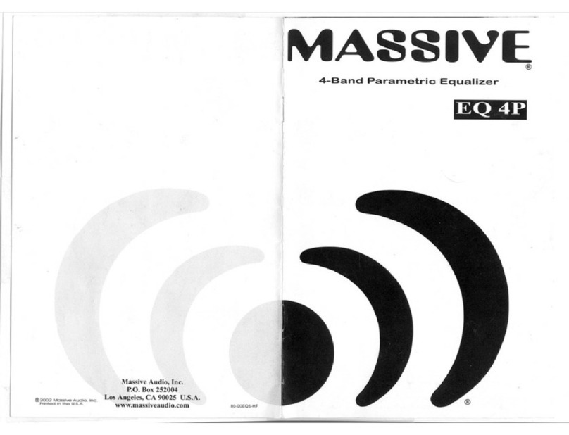 Massive Audio EQ4P User manual