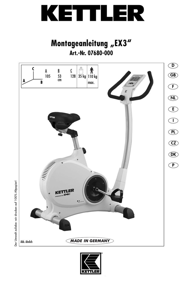 Kettler EX3 07680-000 User manual