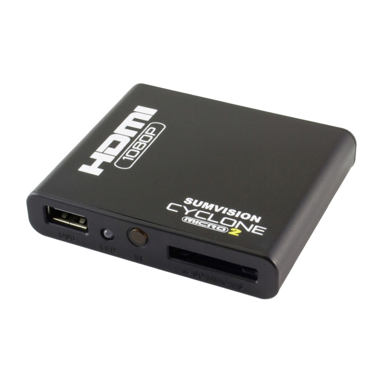 Sumvision Cyclone Micro 2 user manual
