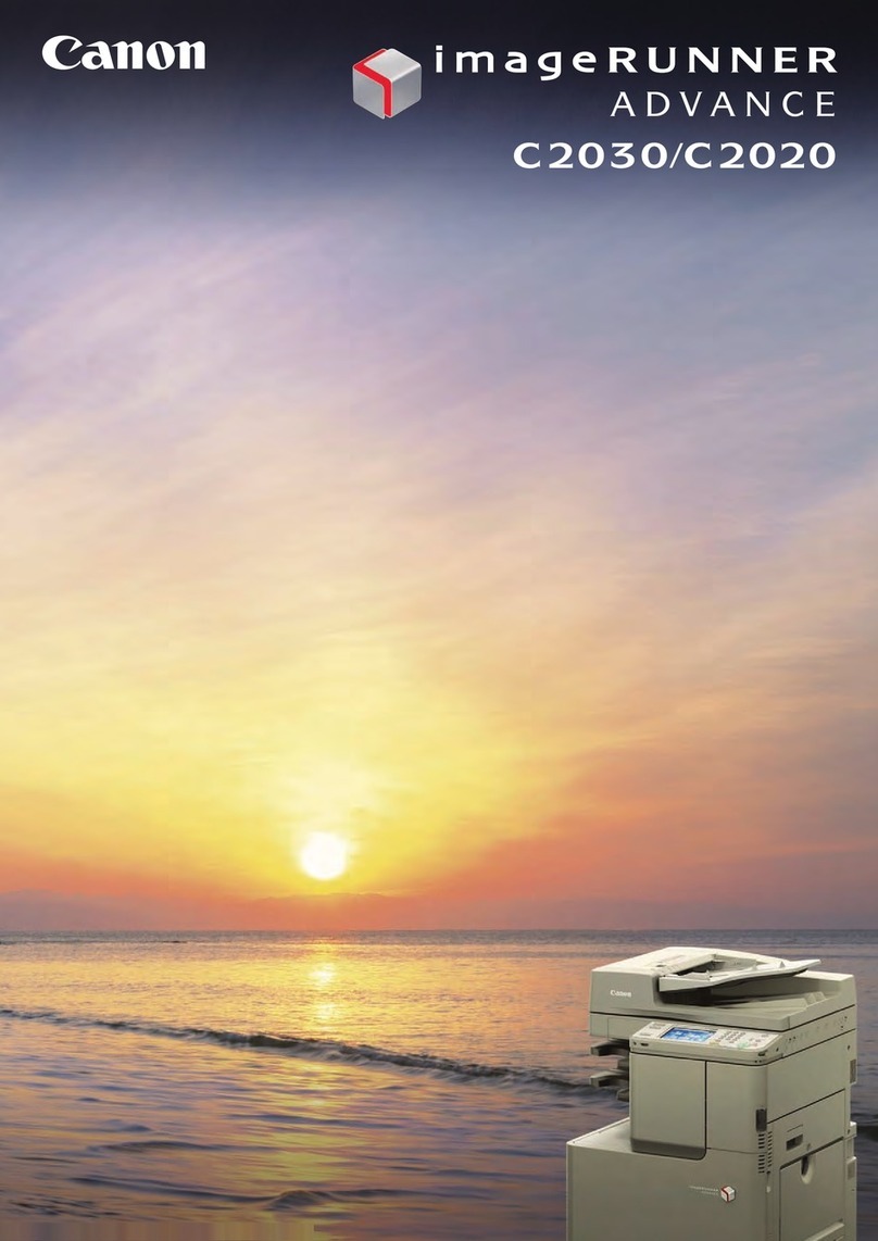 Canon imageRUNNER ADVANCE C2030 User manual Canon imageRUNNER ADVANCE C2030 User manual
