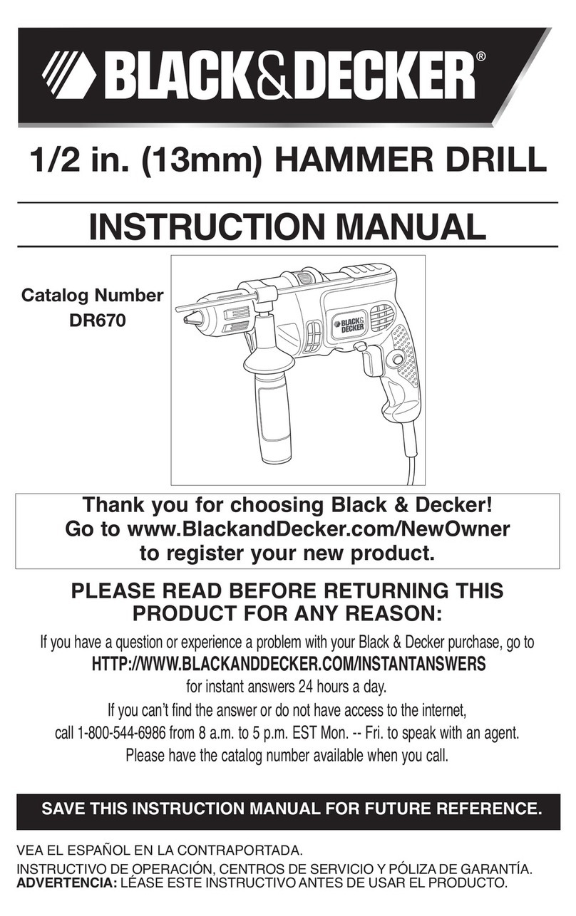 Black & Decker DR670 instruction manual