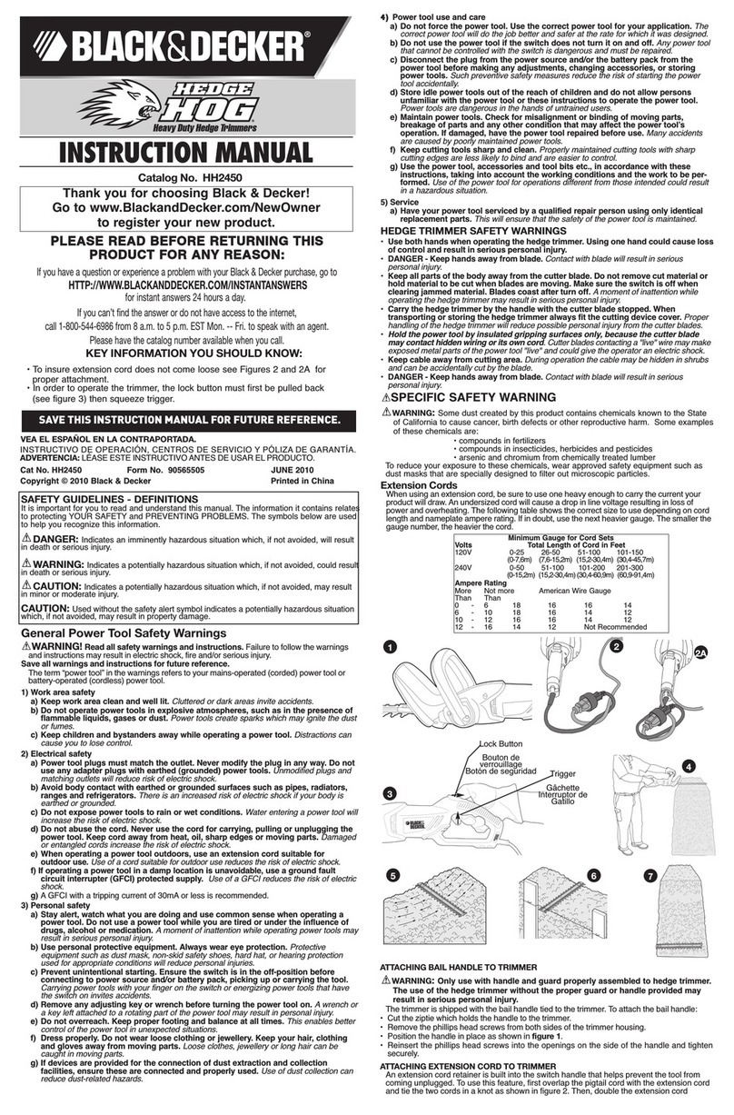 Black & Decker HH2450 User manual