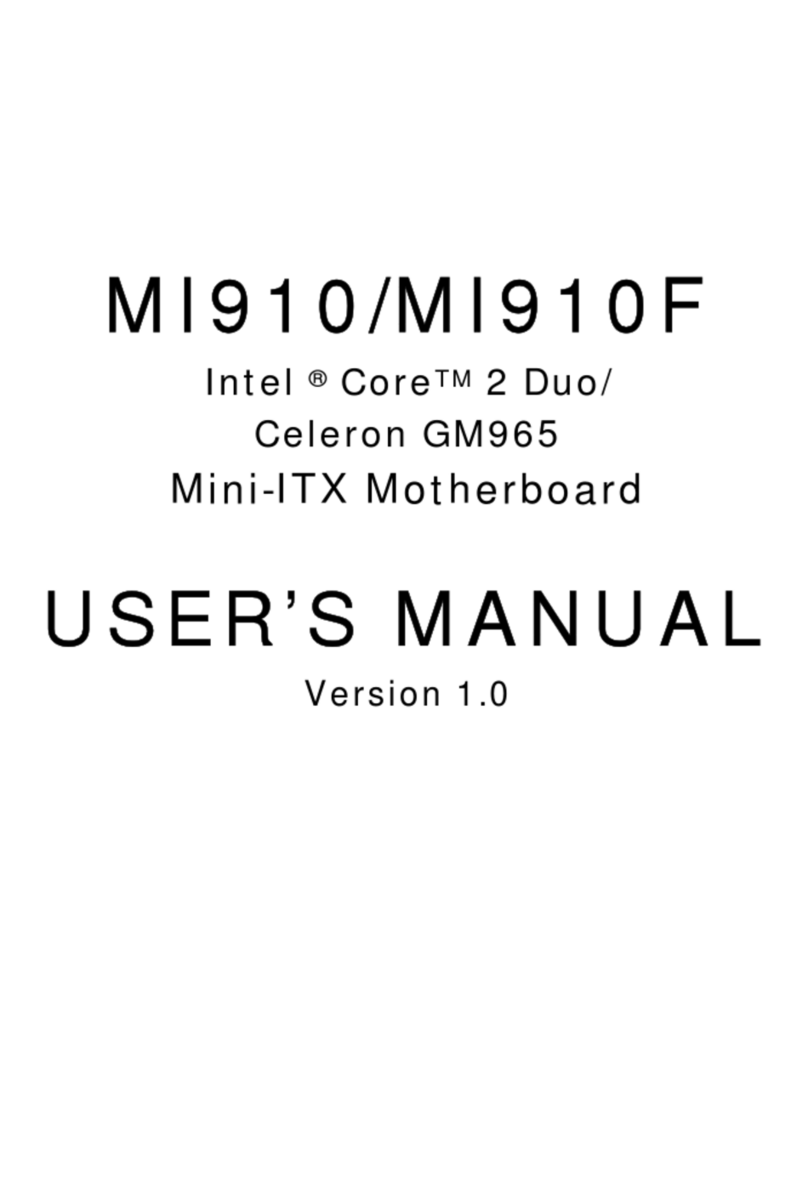 Intel MI910F User manual