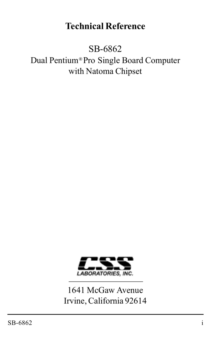 CSS Laboratories SB-6862 Use and care manual